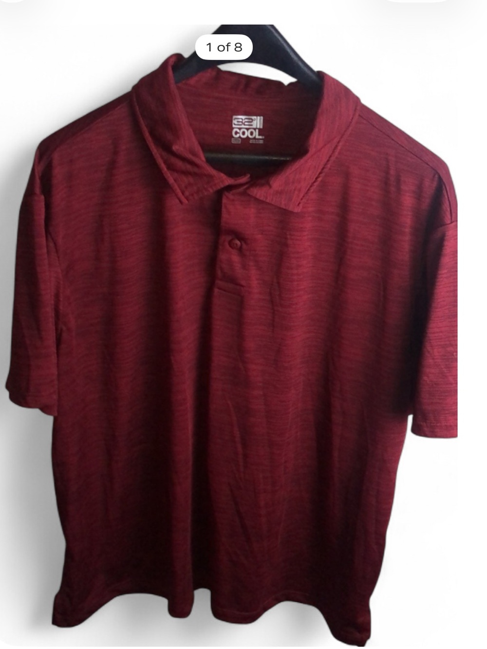 Red Polo shirt